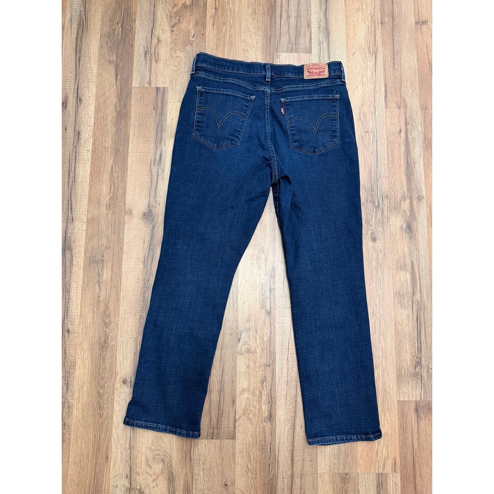 Levi's 505 Classic Straight Mid‎ Rise Jeans Blue Women's Sz 10 W30 L28 - Picture 4 of 11